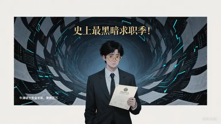 史上最黑暗求职季！我，牛津硕士，失业半年、背债百万，只因AI抢了我的饭碗