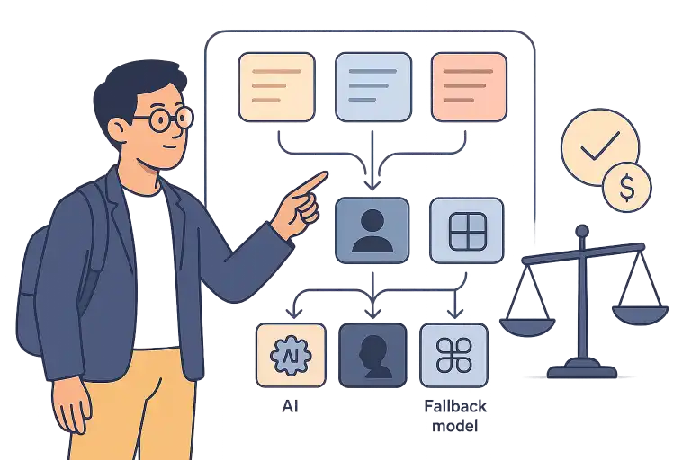AI 应用成本评估：合格任务成本与分流策略