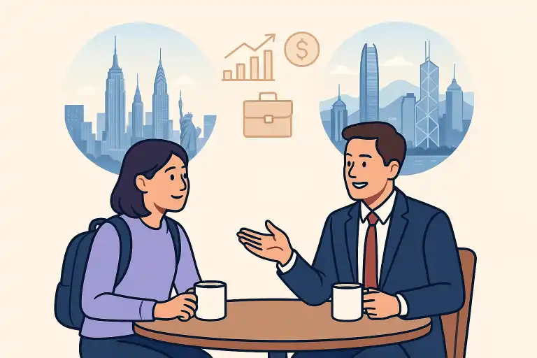 NYU 金融求职 Coffee Chat 提问指南：比较纽约、香港与不同职能
