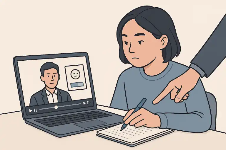 AI 视频模拟面试反馈怎么用：值得改什么，哪些分数不必追